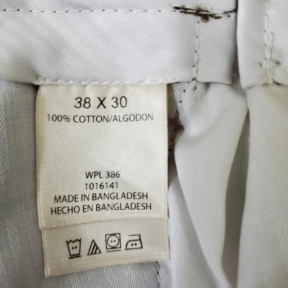 Haggar Work to Weekend Classic Fit Brown Corduroy Pants, Size 38 X 30. N…
